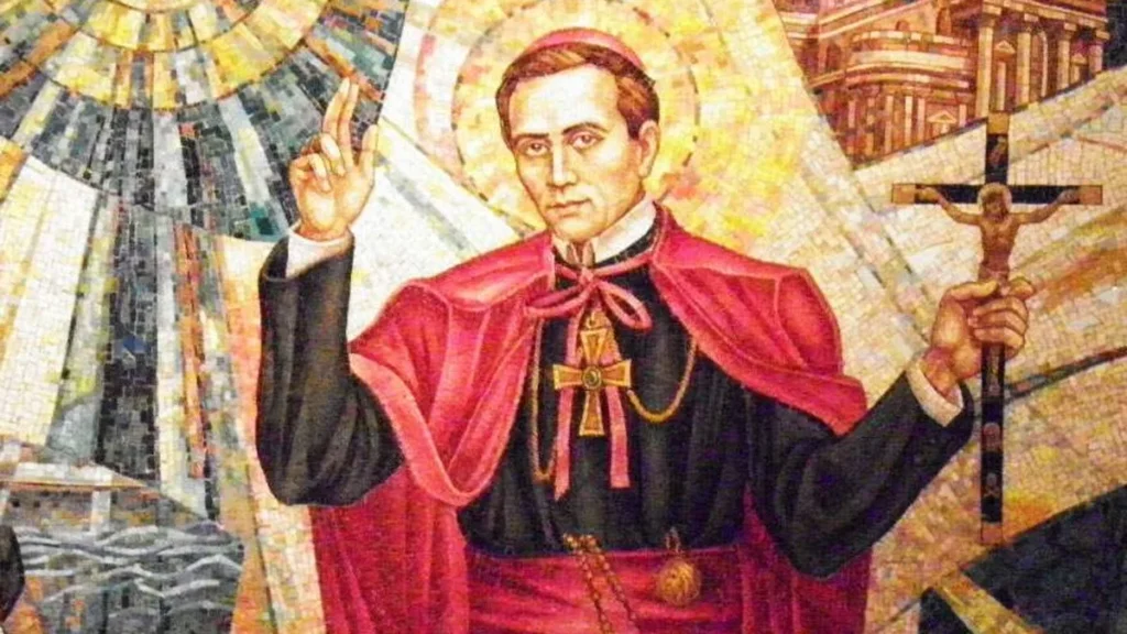 Como bispo continuava usando a batina redentorista, colocando a cruz peitoral e a faixa roxa.