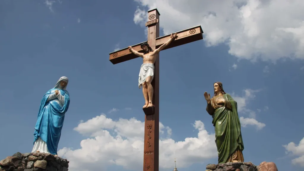 Imagem Nossa Senhora e o apostolo Joao na crucificacao do artigo Por que Jesus chamou sua mãe de mulher?