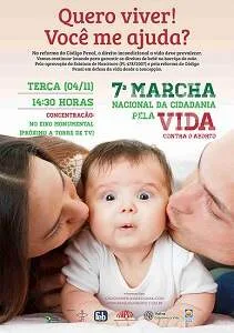 Marcha pela vida em Brasília