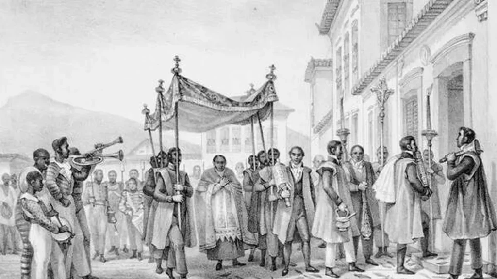 Imagem procissao do artigo História da Igreja na América Latina: A Lei do Padroado