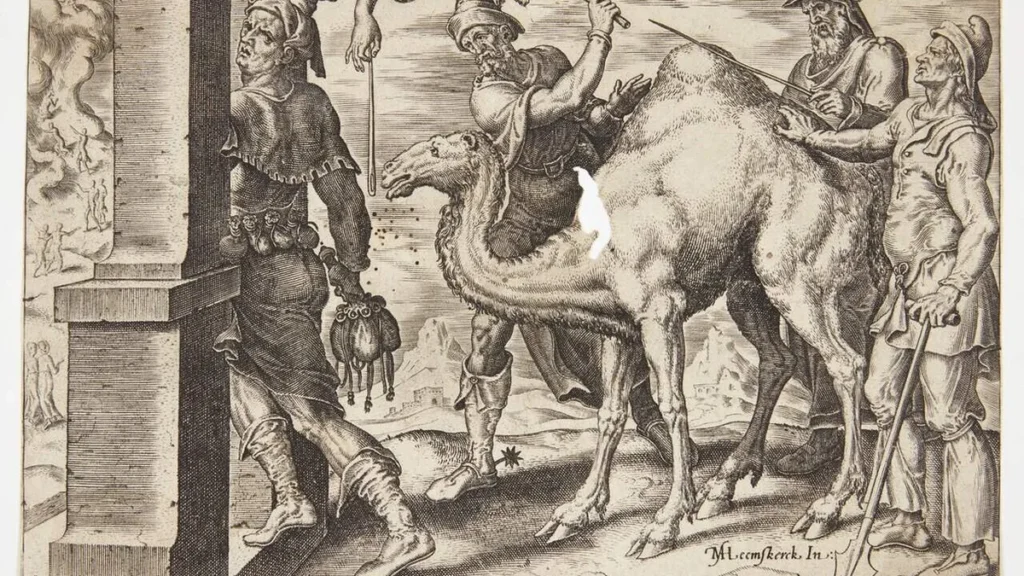 Imagem Camelo entrar por uma agulha 2 do artigo Conhecendo os Evangelhos: O camelo e o buraco da agulha