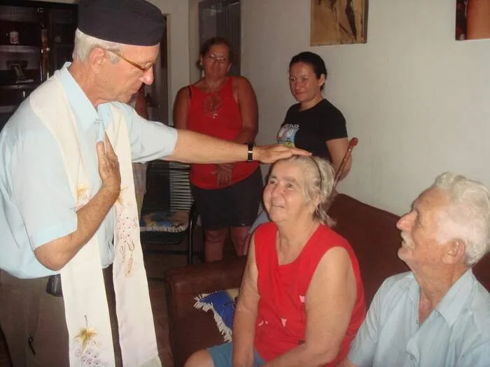 Padre Werner nas missões