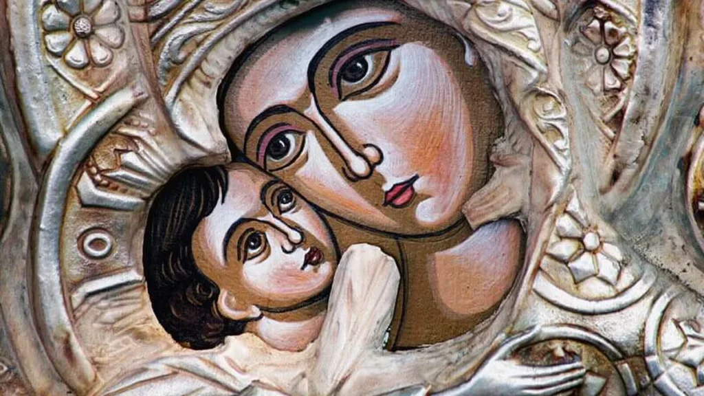 Imagem Nossa Senhora da Ternura do artigo Um minuto com Maria, Ternura de Deus