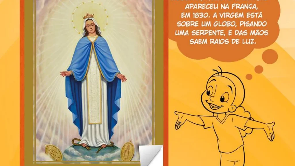 Imagem devotos mirins nossa senhora das Gracas do artigo Rezando com Maria: Nossa Senhora das Graças