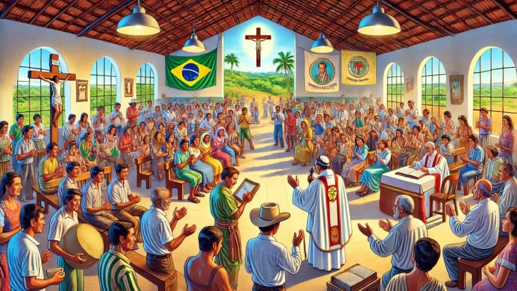 Imagem igreja e pastorais do artigo Estrutura pastoral da Igreja no Brasil: como funciona e como participar