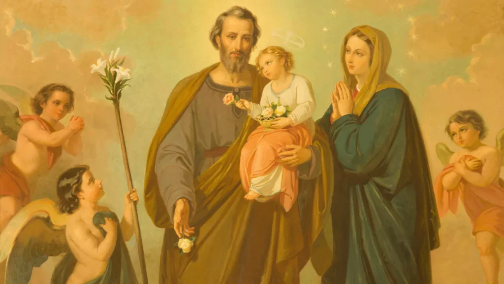 Imagem sagrada familia do artigo Um minuto com Maria e São José