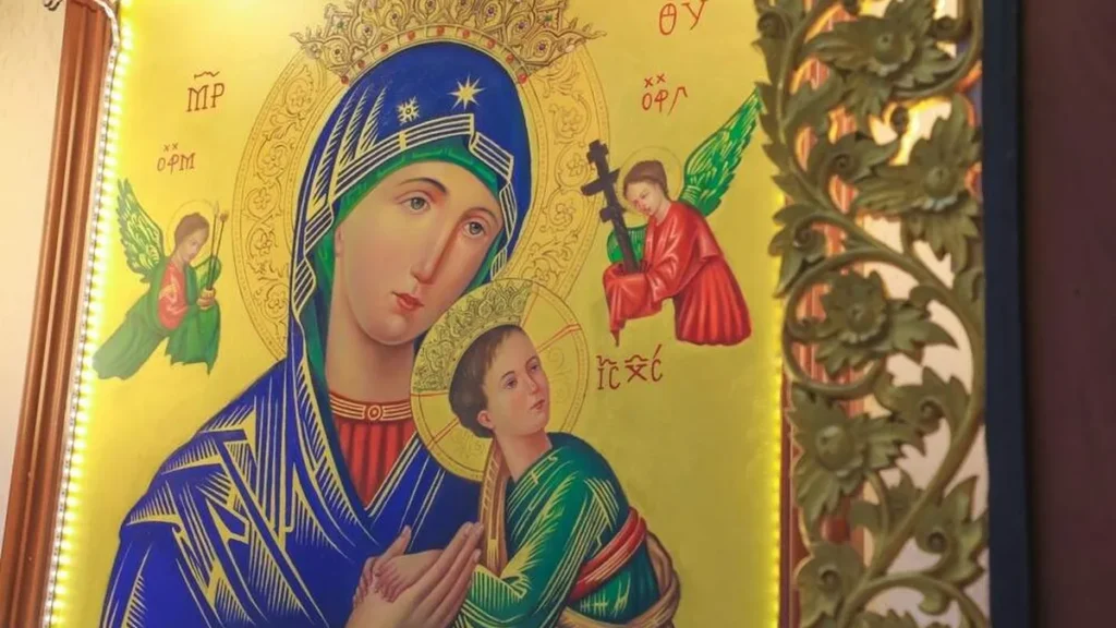 Imagem nossa senhora do perpetuo socorro do artigo Maria, Mãe do Perpétuo Socorro