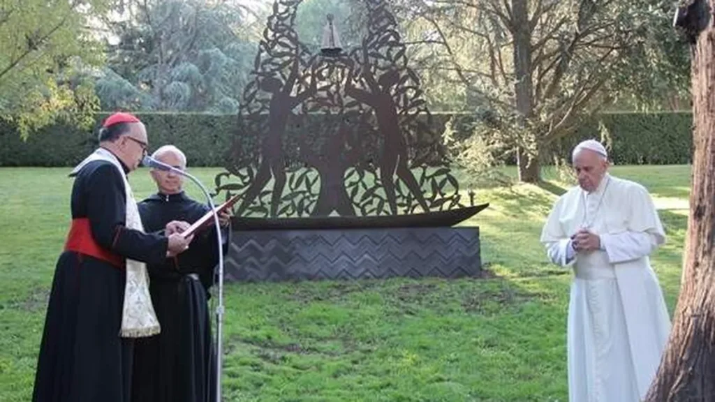 Imagem inaguracao vaticano matheus andrade 1 do artigo Com bênção do Papa Francisco, monumento a Nossa Senhora Aparecida é inaugurado no Vaticano