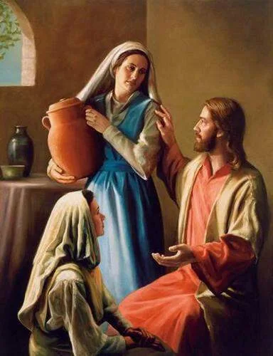 Marta, Maria e Jesus