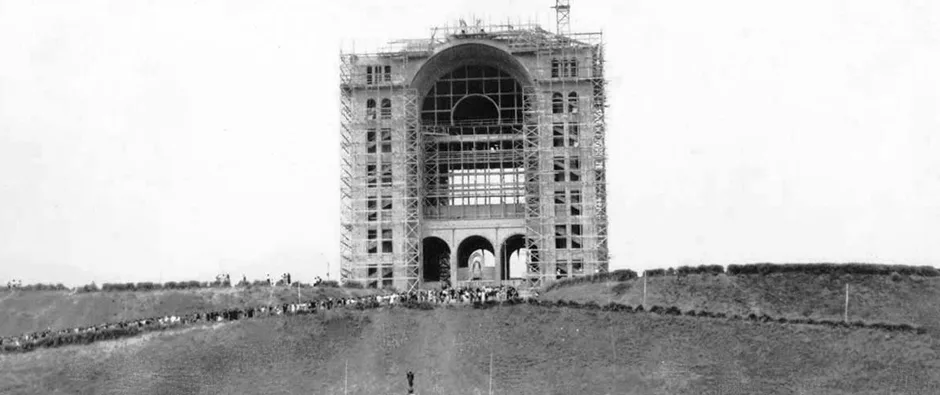 construção do santuário