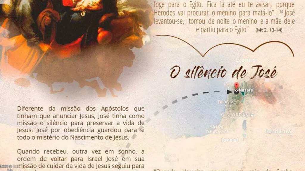 Imagem infografico sao jose do artigo São José e sua missão na Sagrada Família