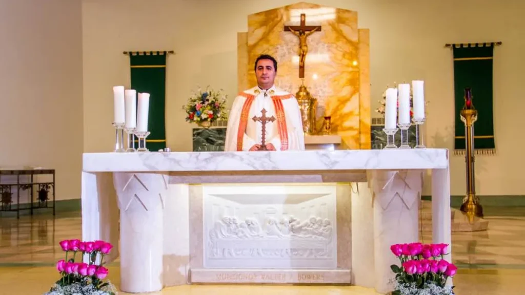 Imagem padre jose luis queimado missionario na filadelfia do artigo Um redentorista brasileiro na Filadélfia