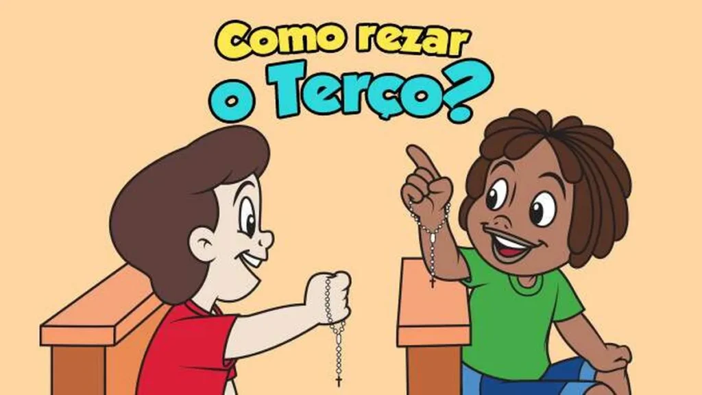 Imagem devotos mirins terco do artigo Aprenda a rezar o terço