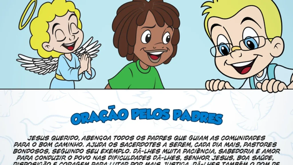 Imagem devotos mirins vamos rezar do artigo Oração pelos Padres