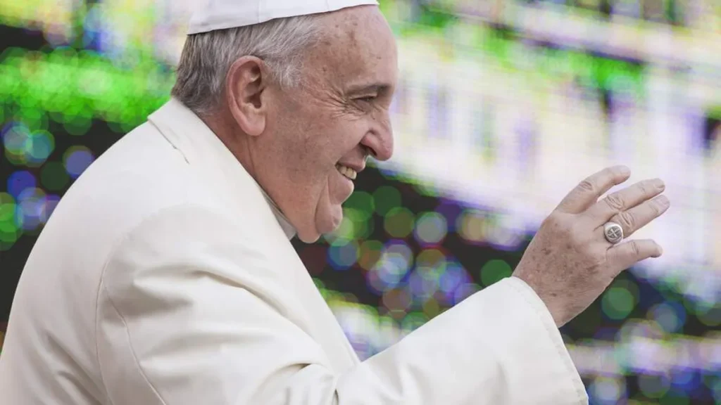 Imagem shutterstock do artigo Papa é saudado por argentinos pelo 5º ano de pontificado