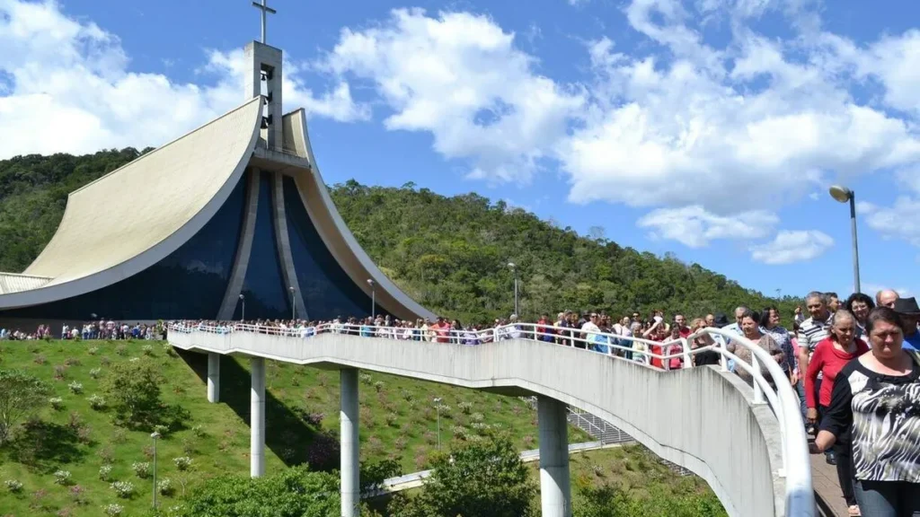 Imagem Santuario de Santa Paulina do artigo Conheça o Santuário de Santa Paulina em Nova Trento (SC)