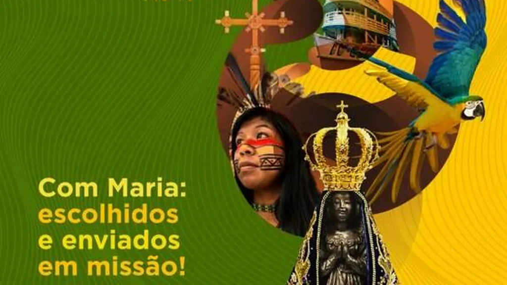Imagem Cartaz Novena e Festa da Padroeira 2019 do artigo Conheça a arte da Novena e Festa da Padroeira 2019