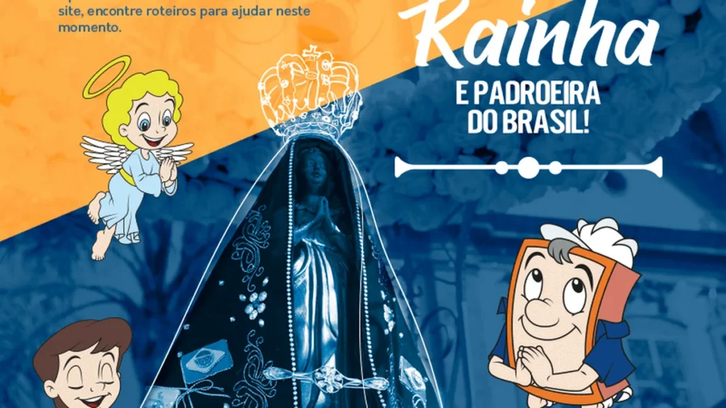 Imagem coroacao a nossa senhora dm do artigo Roteiro para Coroação à Nossa Senhora com crianças