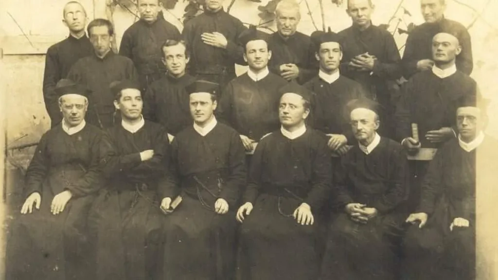 Grupo de missionários em 1908.