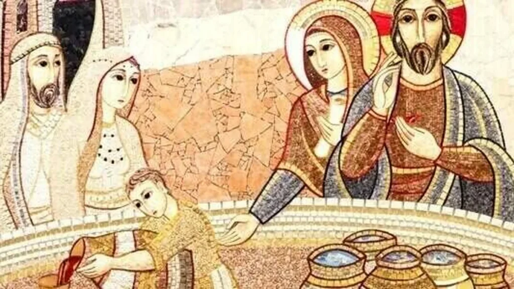 Bodas de Caná (det.) | Fr. Ivan Rupnik | Santuário Nacional S. João Paulo II | Washington, EUA