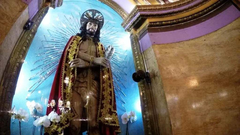 Imagem do Senhor Bom Jesus de Pirapora encontrada em 1725.