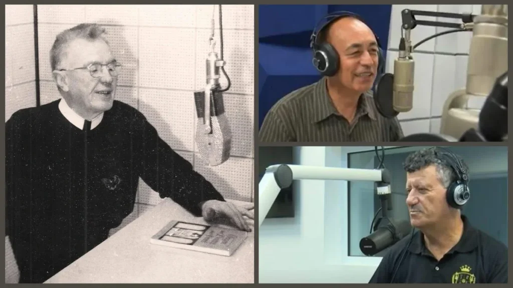 Imagem missionarios radio do artigo Redentoristas que emprestaram sua voz à Rádio Aparecida
