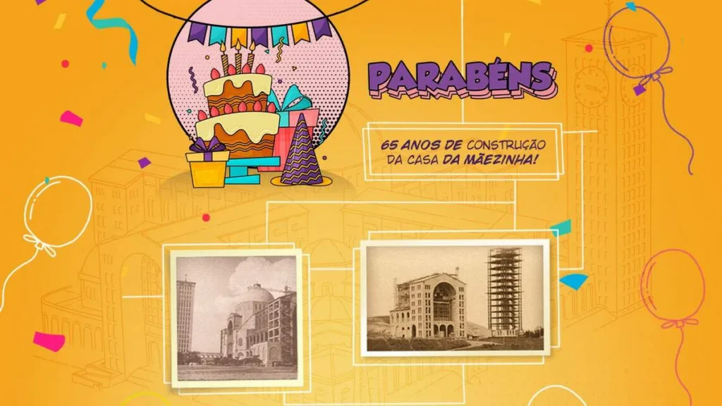Imagem 65 anos de construcao SN do artigo 65 anos de construção do Santuário Nacional de Aparecida