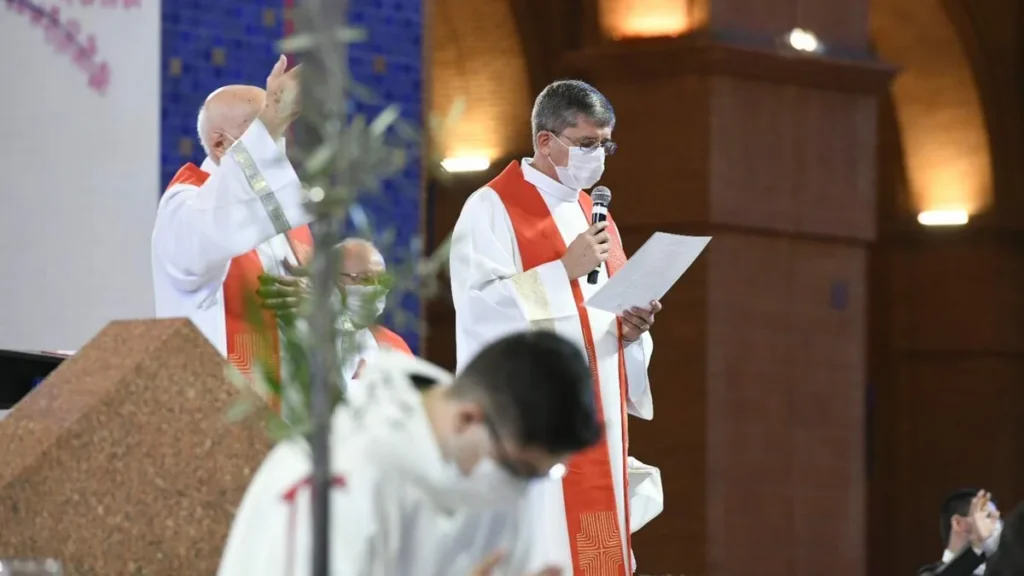 Imagem Missa de Ramos 2021 do artigo TV Aparecida conquista o 2º lugar durante a Semana Santa