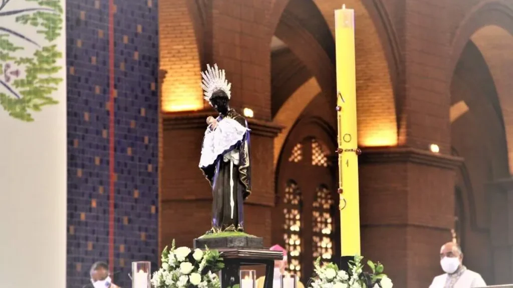 Imagem festa sao benedito 2021 do artigo Festa de São Benedito: Missa é celebrada no Santuário Nacional