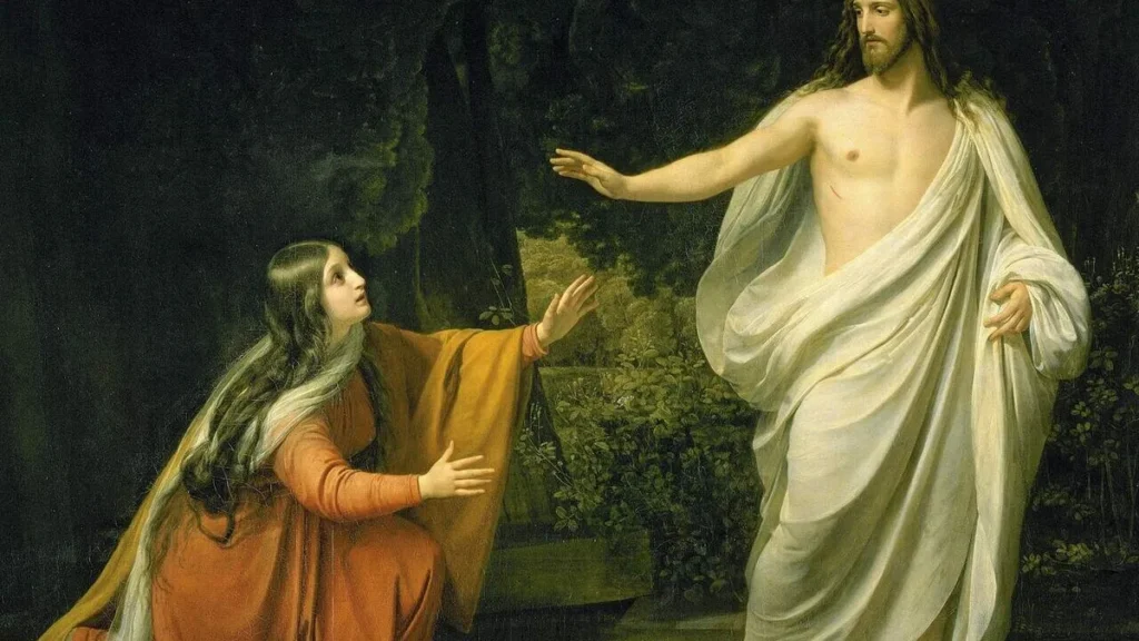 Imagem Maria Madalena e Jesus Cristo do artigo O que podemos aprender com Santa Maria Madalena?