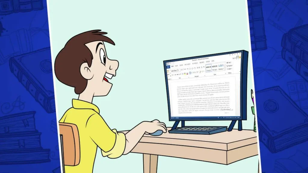 Imagem Homem na frente do computador DM do artigo Atividades para o mês vocacional