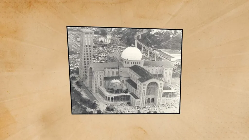 Imagem 66 anos de construcao SN do artigo Curiosidades da construção do Santuário Nacional de Aparecida