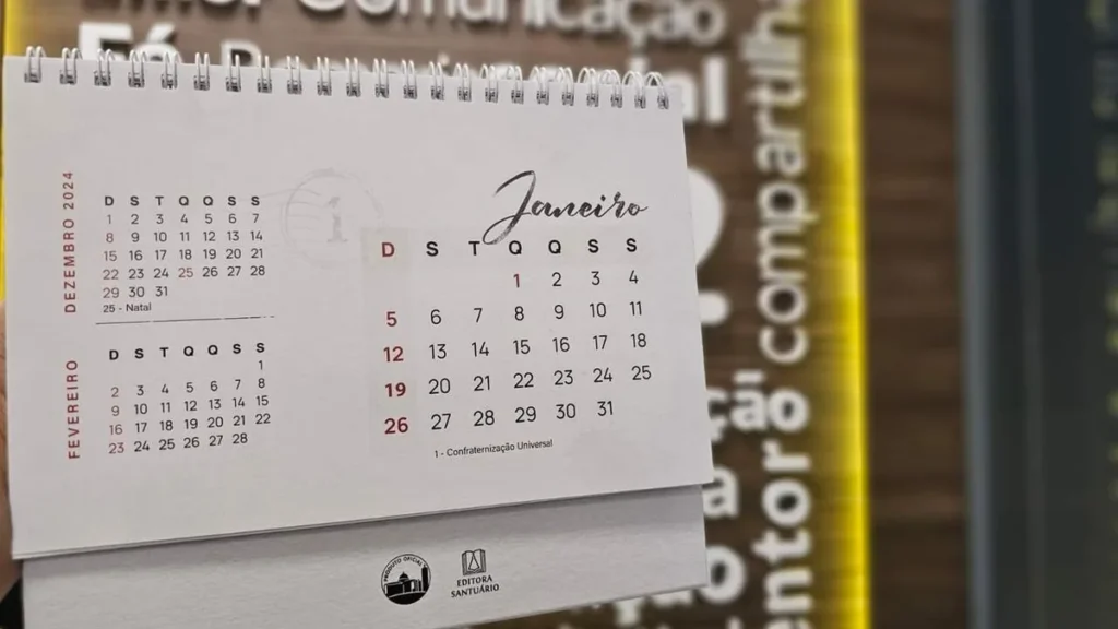 Imagem Calendario 2025 do artigo Quem organizou o calendário como nós temos hoje em dia?