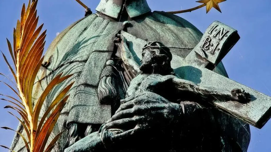 Estátua de São João Nepomuceno, santo redentorista, na República Checa.