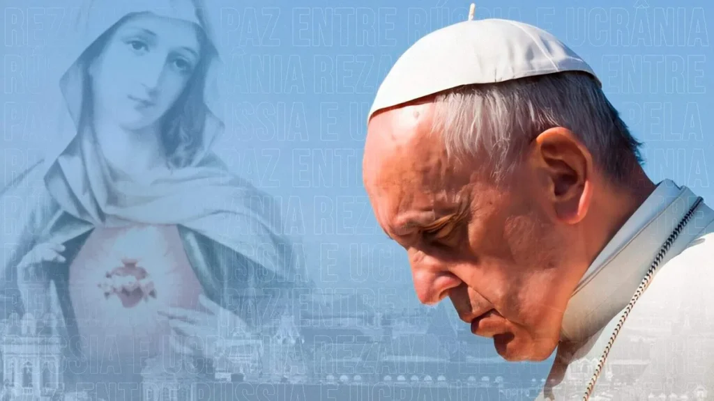 Imagem papa paz do artigo Papa Francisco irá consagrar Ucrânia e Rússia ao Imaculado Coração de Maria