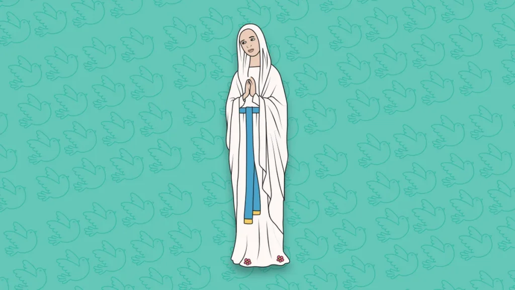Imagem Destaque I NSA de Lourdes do artigo Baixe a história da aparição de Nossa Senhora de Lourdes