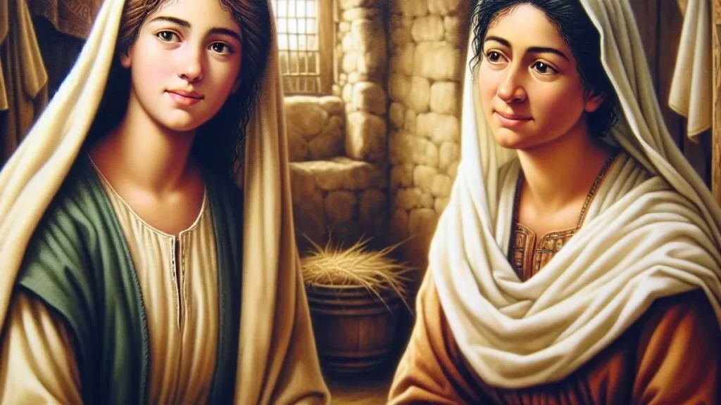 Imagem maria e isabel do artigo O que aprendemos com a amizade entre Maria e Isabel?