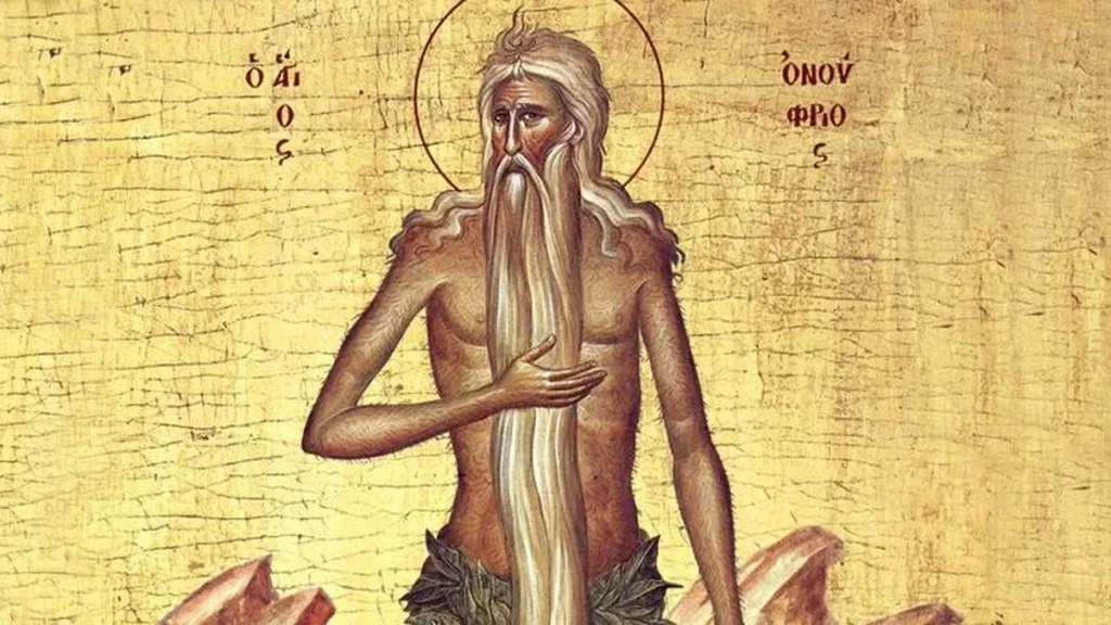Imagem Santo Onofre do artigo Conheça a história de Santo Onofre, padroeiro da fortuna
