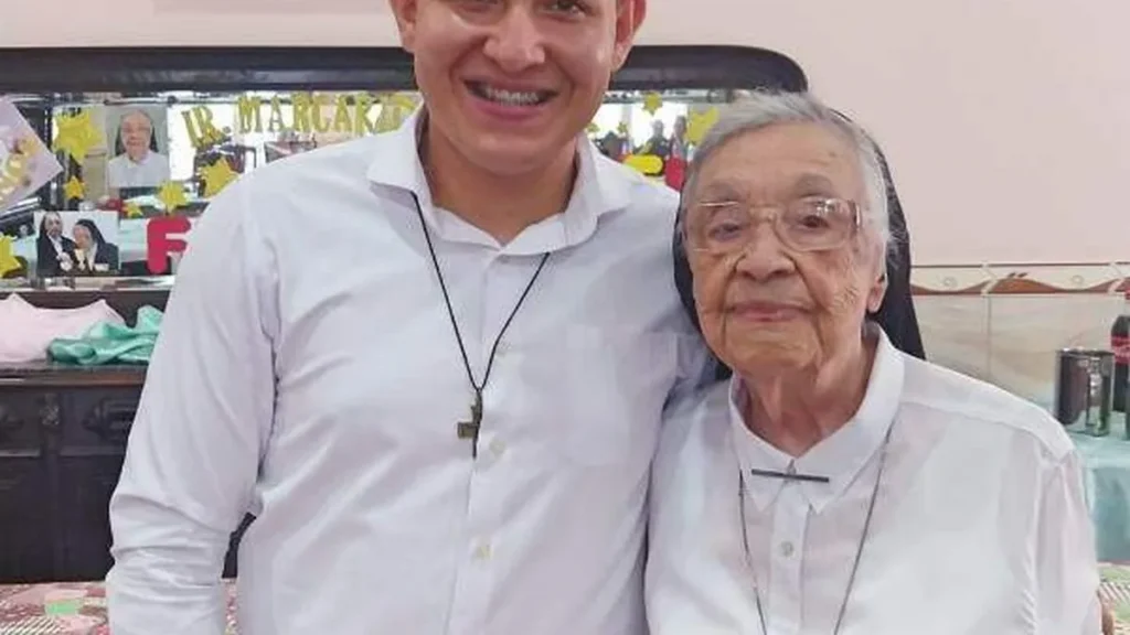 Com a Ir. Margarida, MAD, no seu aniversário de 99 anos.
