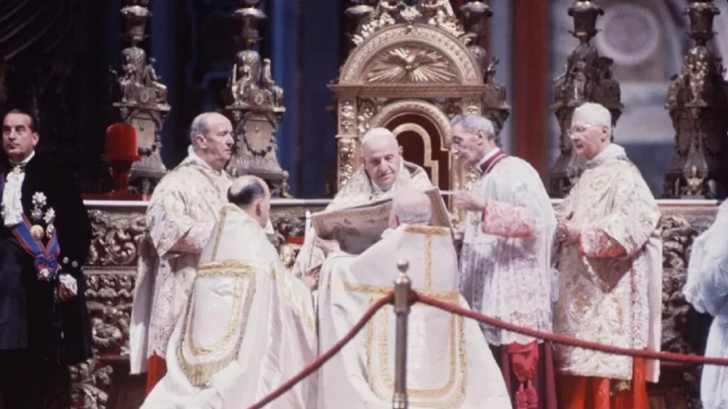 Imagem Papa Joao XXIII durante concilio Vaticano II do artigo Concílio Vaticano II: 60 anos de sua abertura