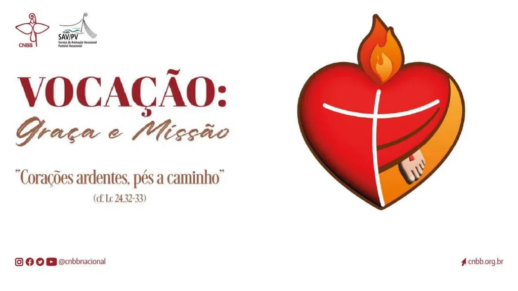 Imagem Logo do Ano Vocacional CNBB do artigo Terceiro Ano Vocacional começa oficialmente em 20 de novembro de 2022