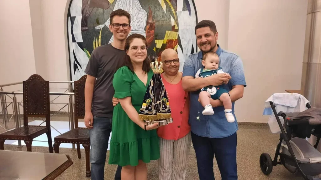 Imagem familia Pe. Lucas Emanuel do artigo Família do Pe. Lucas Emanuel abre série “Minha Família Redentorista”