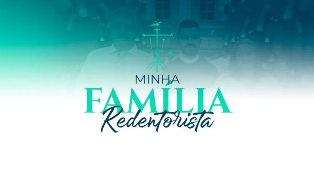 Imagem Imagem mostra missionario com sua familia com o texto Minha Familia Redentorista do artigo Conheça a série que destaca a importância da família para os Redentoristas