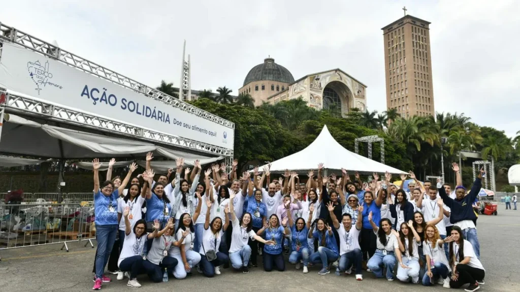 Imagem Gesto Concreto 2023 do artigo Terço dos Homens no Santuário arrecada doações com Gesto Concreto