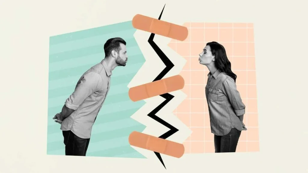 Imagem casal separado do artigo 4 músicas pra dar a volta por cima em uma traição!