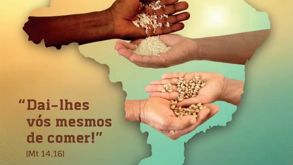 Imagem Cartaz CF 2023 campanha da fraternidade 2023 do artigo Campanha da Fraternidade 2023: atitudes para acabar com a fome no Brasil!