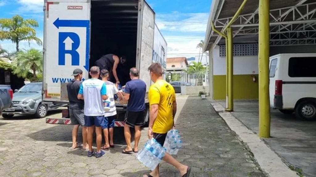 Imagem Doacoes de varias regioes para Sao Sebastiao do artigo Dioceses se mobilizam no envio de doações para vítimas das chuvas