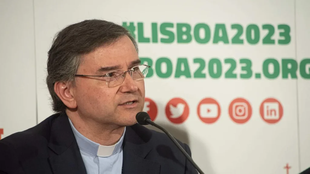 Imagem Dom Americo em coletiva de imprensa do artigo Dom Américo diz que a JMJ é uma oportunidade de conhecer o “Jovem universal”