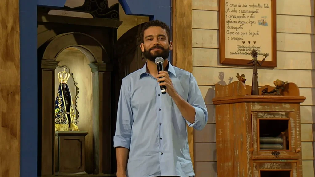 Imagem Padre Paulinho Divulgacao TV Aparecida do artigo Banda Cometas Salutares mostra seu trabalho no “Luar do Sertão"