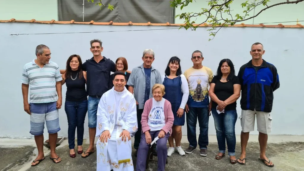 Imagem Pe. Celio Lopes e familia do artigo Minha Família Redentorista: Nossa Senhora no caminho do Pe. Célio Lopes